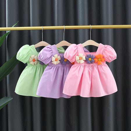 Shop now for Ju Ju Jam's 3D Puff Sleeve Princess Dress, a delightful addition to any wardrobe