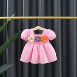 Adorable 3D Puff Sleeve Princess Dress by Ju Ju Jam