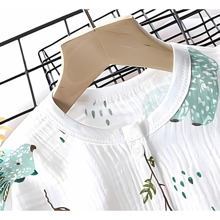 Cute Forest Girls Lounge Wear Set from Ju Ju Jam, offering a cozy and stylish outfit with nature-inspired details.