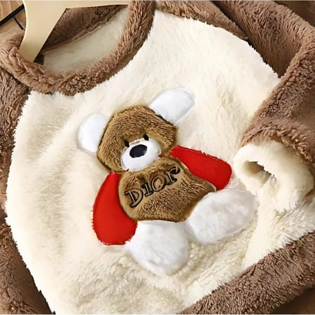 Cute and comfy Furry Bear Two-Piece Set for boys and girls, perfect for everyday wear from Ju Ju Jam.