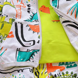 Charming Ju Ju Jam outfit set: neon printed T-shirt, jacket, and pant ensemble