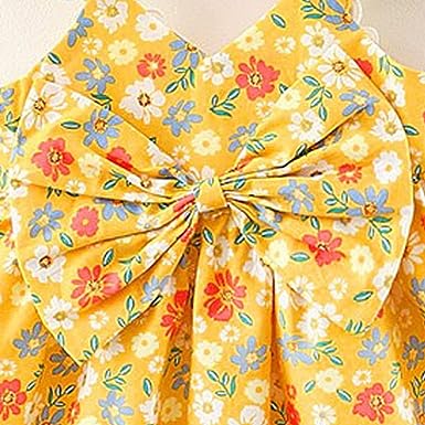 Fashionable Kids' Dress - Yellow Flowers Sleeves - Ju Ju Jam Brand