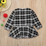 Chic Kids' Apparel featuring Black Plaid Design for Fall from Ju Ju Jam