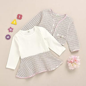 Chic Kids' Apparel featuring Pink Plaid Design for Fall from Ju Ju Jam