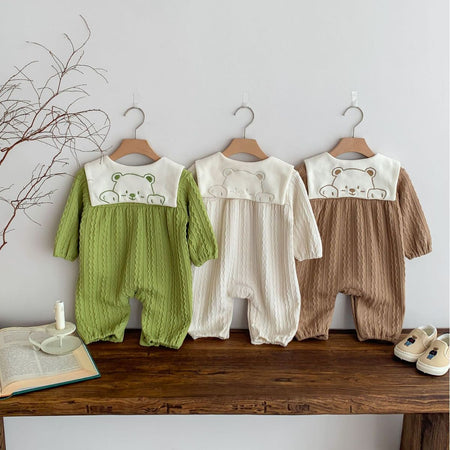 Adorable Back Neck Embroidered Onesies by Ju Ju Jam