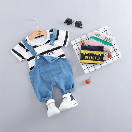 Ju Ju Jam's trendy Striped Jumpsuit Set for boys and girls