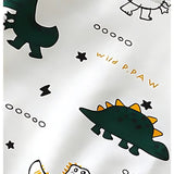 Fun Little Jurassic Joy boys' and girls' T-shirt with a colorful dinosaur illustration - Ju Ju Jam
