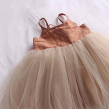 Charming Brown Princess Dress by Ju Ju Jam for Little Ones