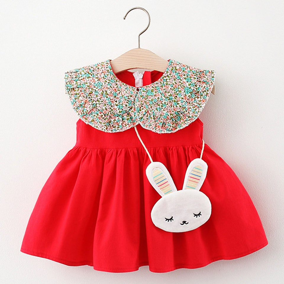 Little Bunny Sling Bag Girls Dress