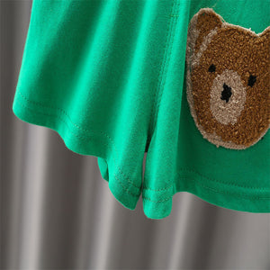 Charming Baby Bear Co-ord Set Perfect for Little Fashionistas - Ju Ju Jam