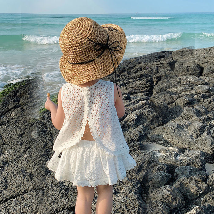 Ju Ju Jam Beach Breeze Girls Set – Cute summer outfit for girls with a breezy top and shorts, ideal for beach days and outdoor fun.