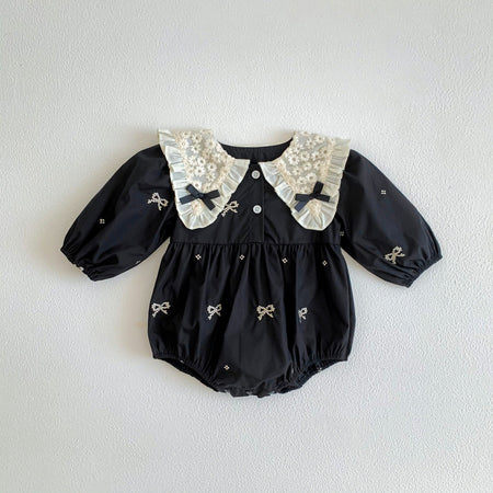 Black Romper and Dress Set for Babies and Kids by Ju Ju Jam – Perfect for Any Occasion