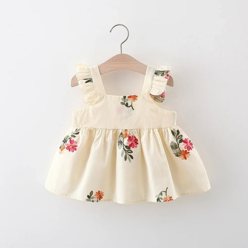 Blossom Elegant Girls Dress - Beautifully designed dress with elegant floral details, perfect for special occasions, available at Ju Ju Jam