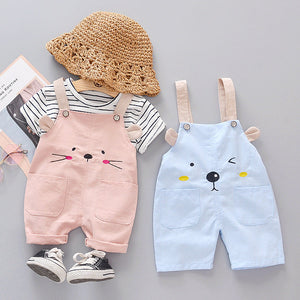 Ju Ju Jam Blue Pink Meow Jumpsuit: Playful and Stylish