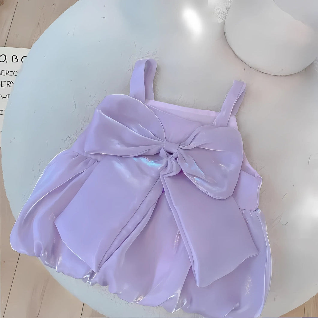 Festive Lavender Princess Girls Dress