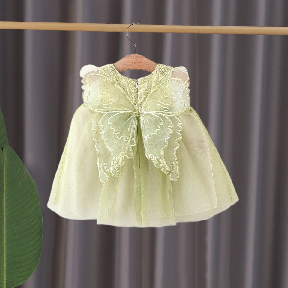 Little Angel Wings Girls Dress