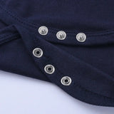 Classic Blue Polo Baby Boy Romper