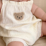 Cotton Gauze Newborn Jumpsuit by Ju Ju Jam - Perfect for keeping newborns comfortable and stylish.