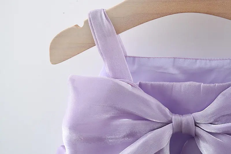 Festive Lavender Princess Girls Dress