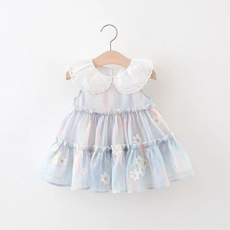 Twirl Frill Flowers Girls Dress