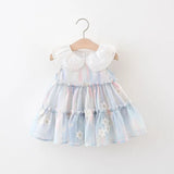 Twirl Frill Flowers Girls Dress