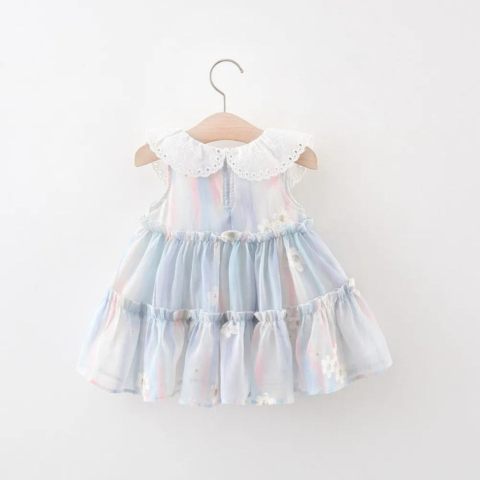 Twirl Frill Flowers Girls Dress