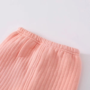 Pink Baby Girls Thermal Lounge Wear Set by Ju Ju Jam, combining warmth and cuteness for everyday comfort.