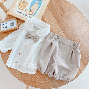 Ju Ju Jam Baby Boys Shirt and Pant Set - Handsome design with a well-fitted shirt and pants for a polished look.