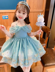 Elegant and magical Girls Party Princess Dress from Ju Ju Jam, combining comfort and style for unforgettable moments.