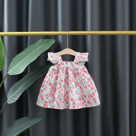 Elegant infinity bow dress for girls by Ju Ju Jam