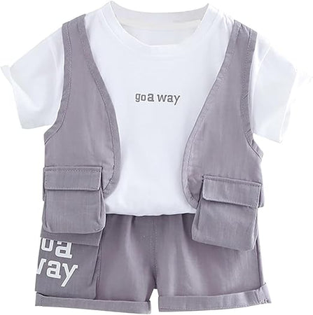 Stylish Jacket Style Boys Two-Piece Set for boys