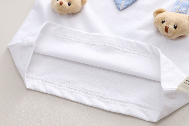 Trendy Boys Suspender Styled Set