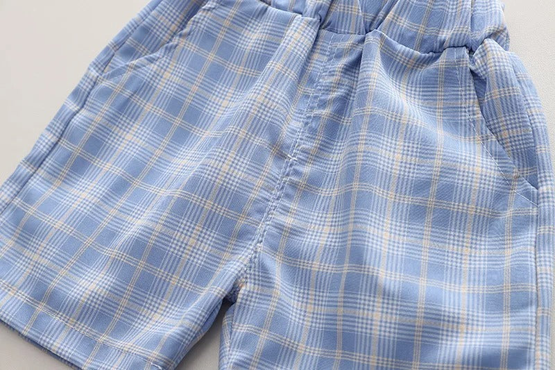 Trendy Boys Suspender Styled Set