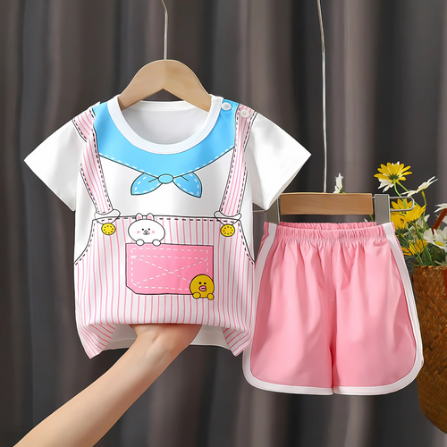 Girls Pink Lounge Set