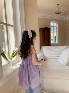 Minimalist Lavender Simplicity Girls Dress - Perfectly crafted for baby girls, combining comfort and style, at Ju Ju Jam.