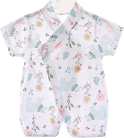 Adorable baby wearing a nature-themed romper from Ju Ju Jam.