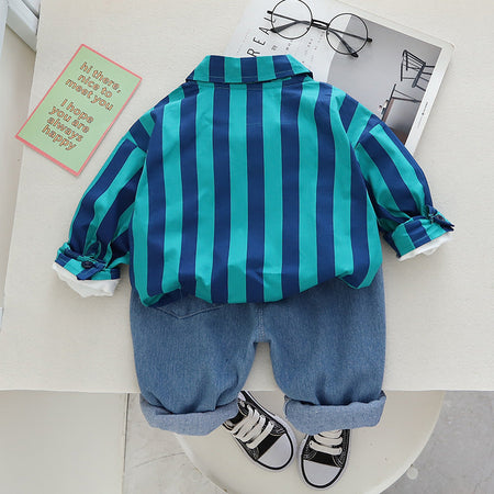 Ju Ju Jam boys' ensemble featuring 'Never Too Late' three-piece clothing set