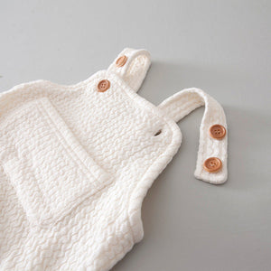 Sleeveless Romper with Rabbit Hood