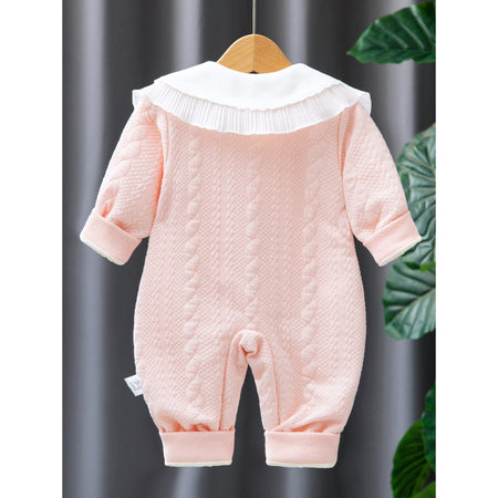 Ju Ju Jam baby girls' romper, offering a soft, cozy design for ultimate comfort and a cute look.