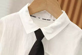 Gentleman Bowtie Boys Shirt