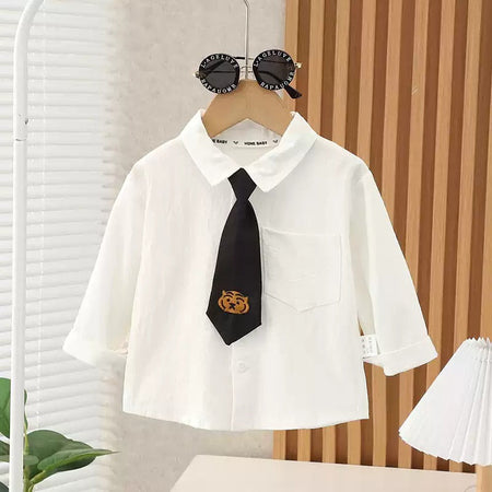 Gentleman Bowtie Boys Shirt