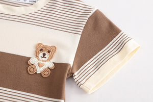 Ju Ju Jam boys' co-ord set with cute bear pattern