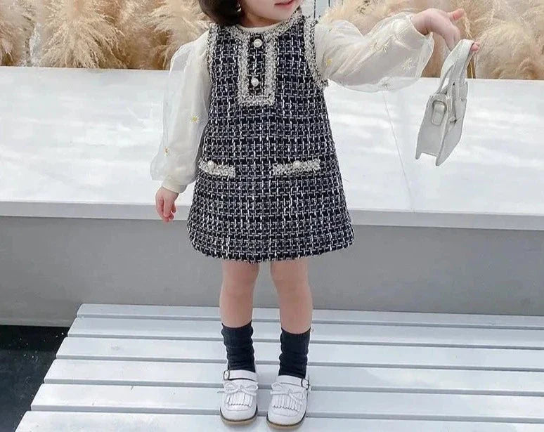 Chic Royal Fit Girls Dress - Stylish and sophisticated dress for baby girls, designed to provide a royal look, at Ju Ju Jam.