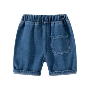 Dinosaur Blue Denim Boys Jeans Shorts