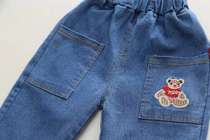 Smart Casuals Boys Party Denim Set