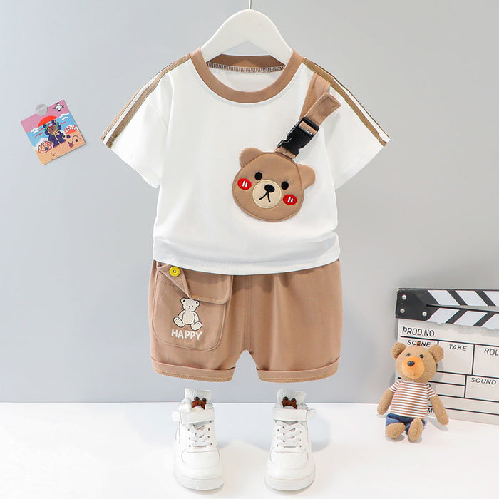 Ju Ju Jam Teddy Attached T-shirt and Bottom Set for Babies and Kids