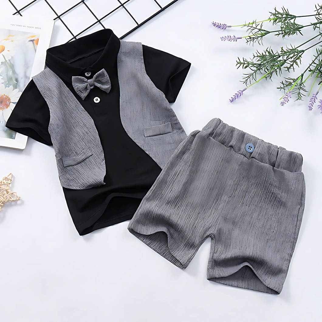 Gentleman Outfit Short Sleeve Boys Set