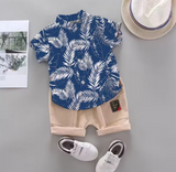 Ju Ju Jam Vacation Blue Boy Clothing Set - Stylish and comfortable blue outfit for boys, perfect for vacation wear.