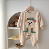 Ju Ju Jam Cozy Cartoon Crawling Romper - Front View