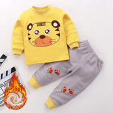 Ju Ju Jam Little Tiger Warm Boys and Girls Fleece Set - Cozy and Stylish Baby Outfit